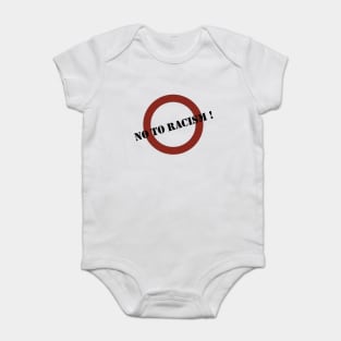 No to racism Baby Bodysuit